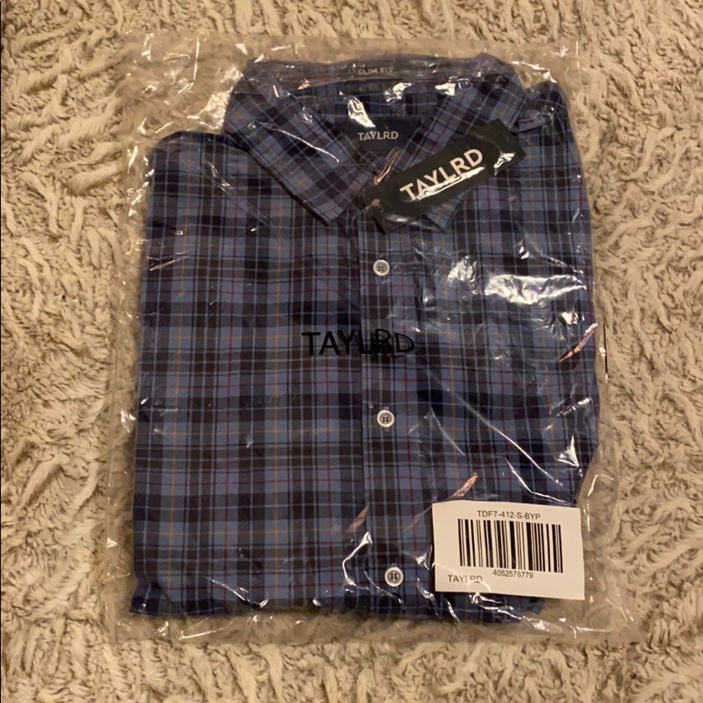 Men’s taylrd long sleeve button up